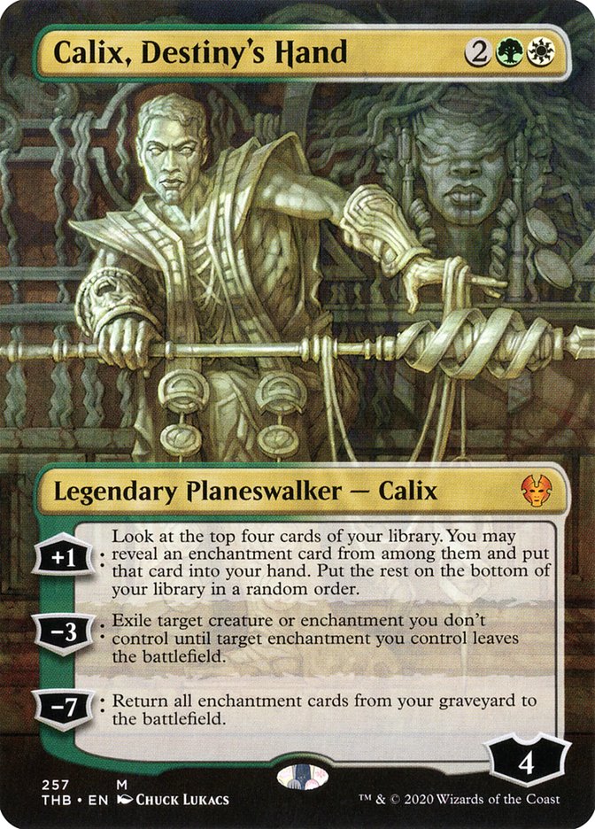 Calix, Destiny's Hand (Borderless) [Theros Beyond Death] | Game Master's Emporium (The New GME)