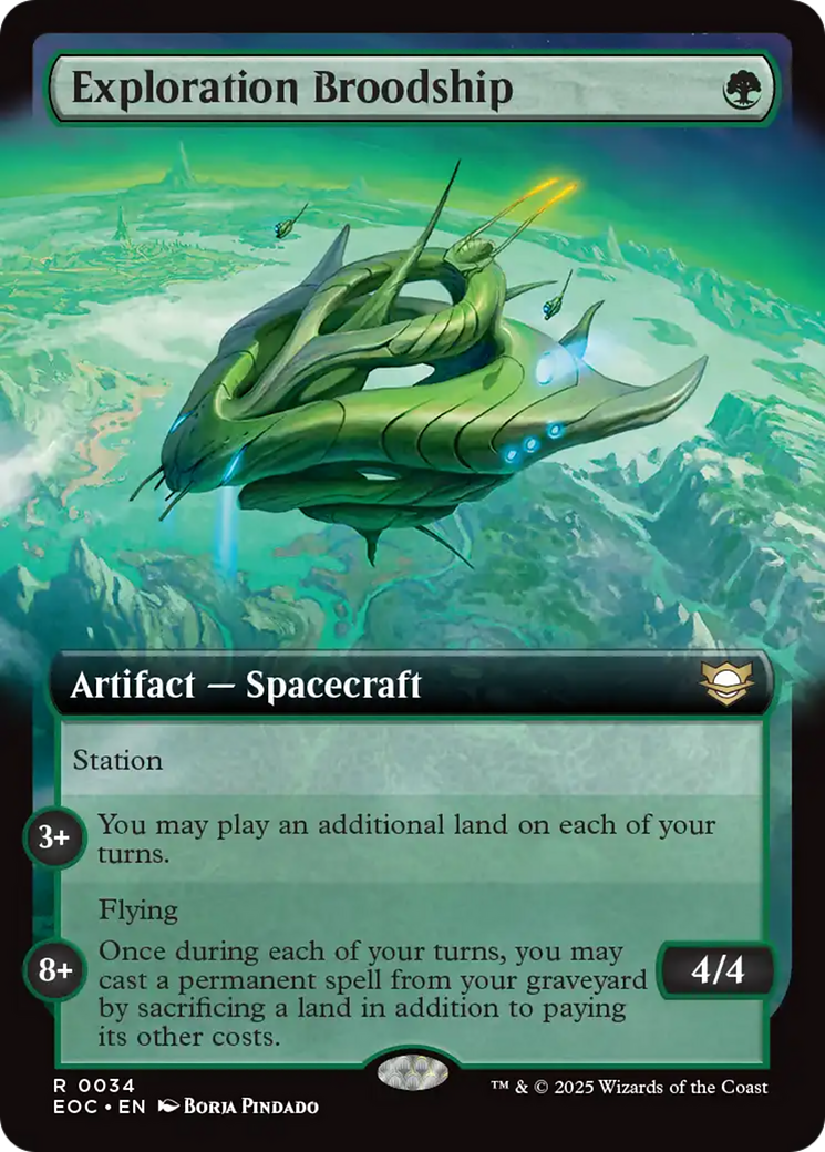 Exploration Broodship (Extended Art) [Edge of Eternities Commander] | Game Master's Emporium (The New GME)