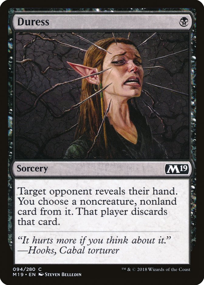 Duress [Core Set 2019] | Game Master's Emporium (The New GME)