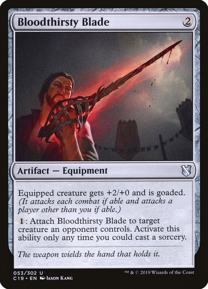Bloodthirsty Blade [Commander 2019] | Game Master's Emporium (The New GME)