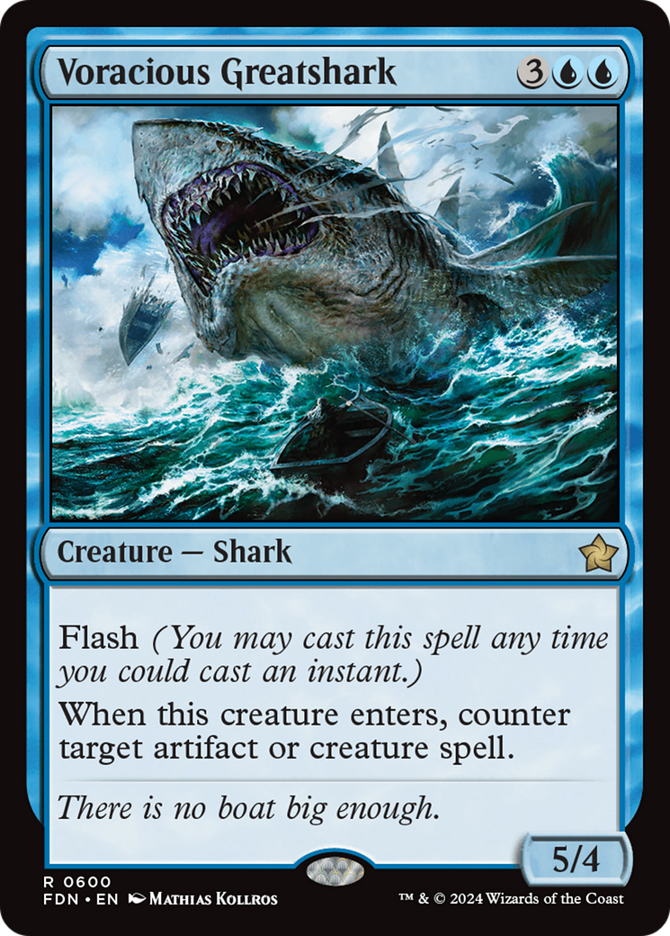 Voracious Greatshark [Foundations] | Game Master's Emporium (The New GME)