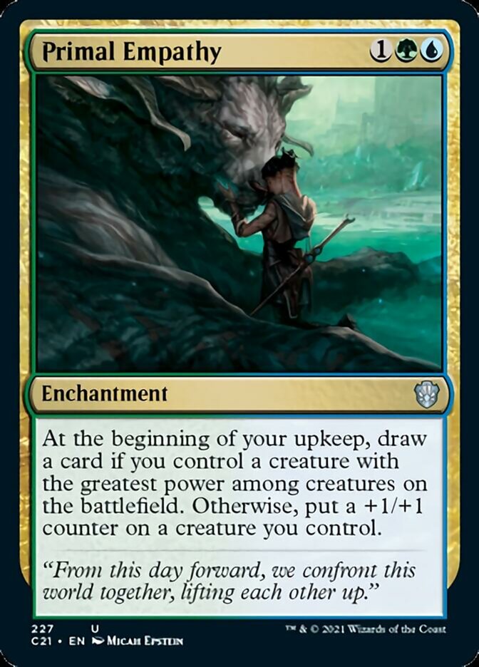 Primal Empathy [Commander 2021] | Game Master's Emporium (The New GME)