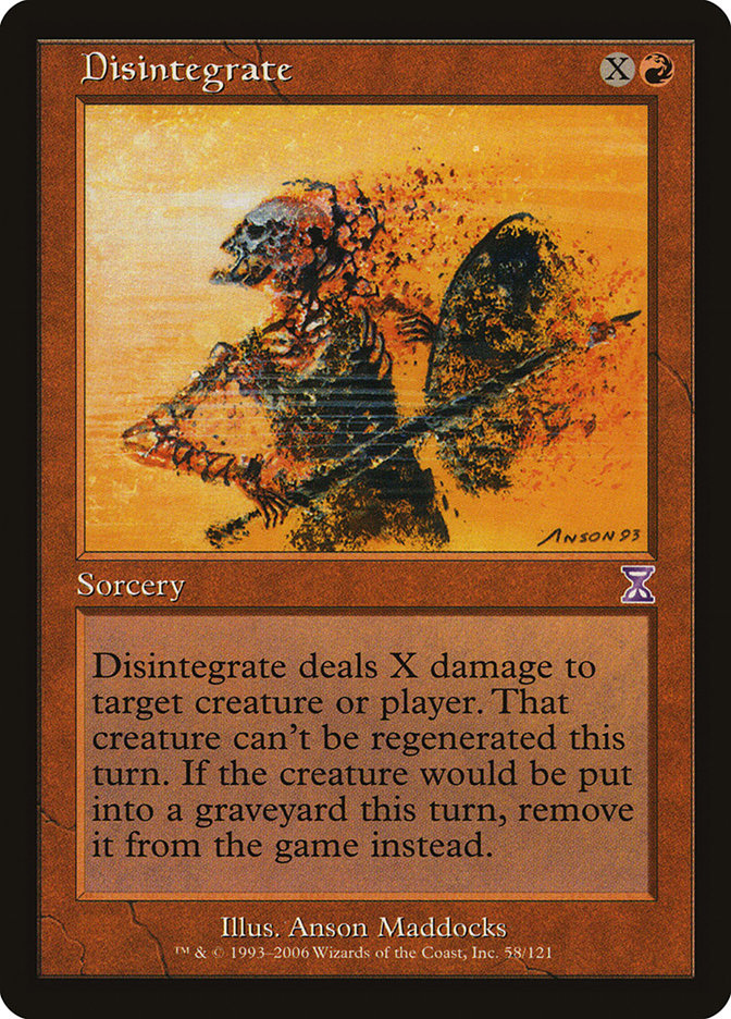 Disintegrate [Time Spiral Timeshifted] | Game Master's Emporium (The New GME)