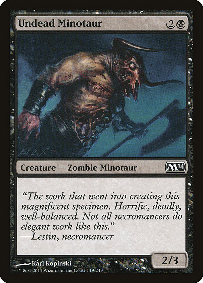 Undead Minotaur [Magic 2014] | Game Master's Emporium (The New GME)
