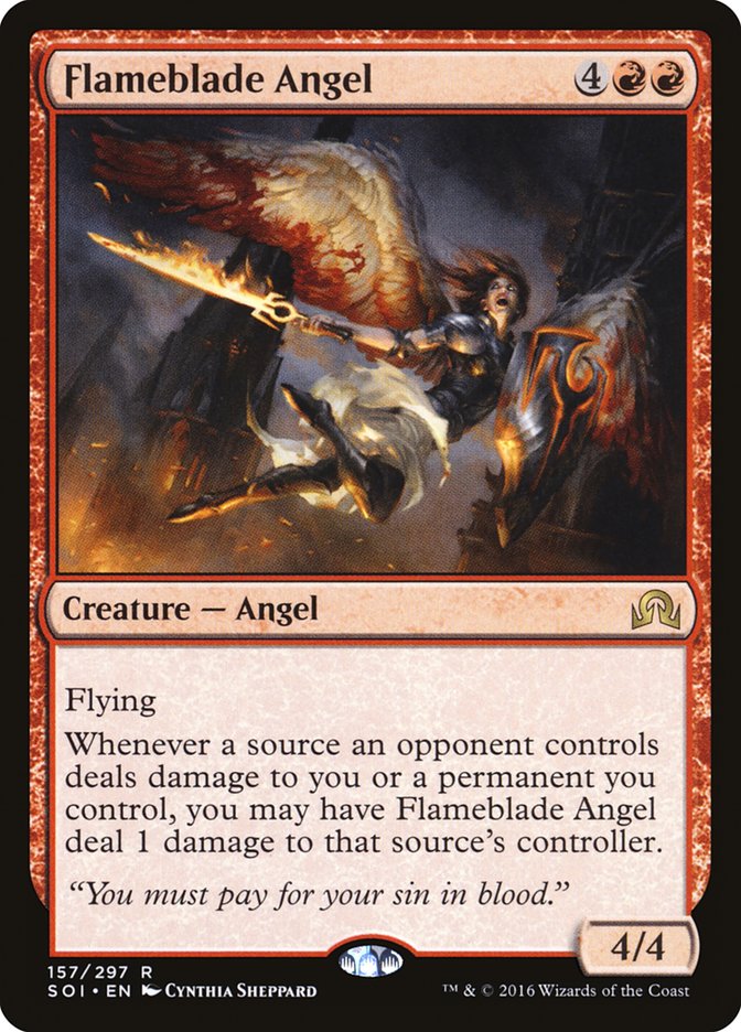 Flameblade Angel [Shadows over Innistrad] | Game Master's Emporium (The New GME)