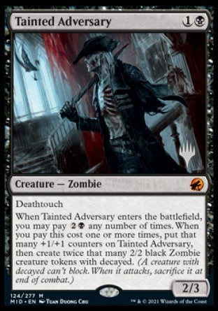 Tainted Adversary (Promo Pack) [Innistrad: Midnight Hunt Promos] | Game Master's Emporium (The New GME)