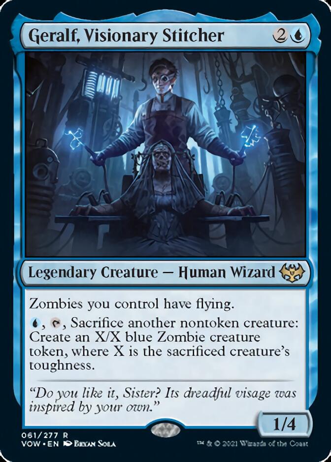 Geralf, Visionary Stitcher [Innistrad: Crimson Vow] | Game Master's Emporium (The New GME)