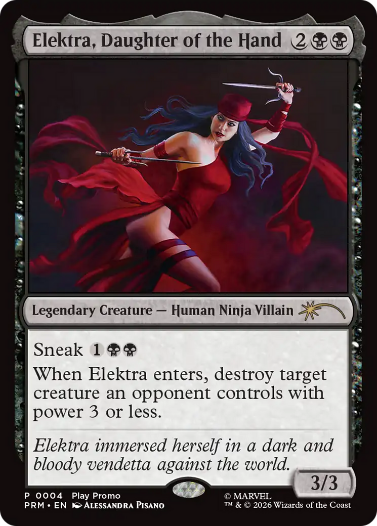 Elektra, Daughter of the Hand [Standard Showdown Promos] | Game Master's Emporium (The New GME)