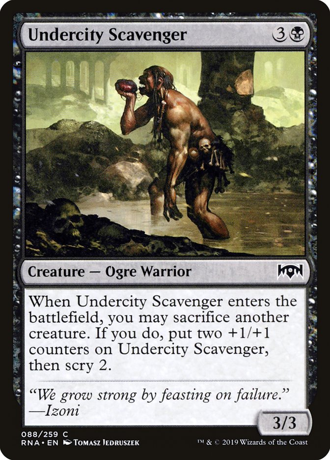 Undercity Scavenger [Ravnica Allegiance] | Game Master's Emporium (The New GME)