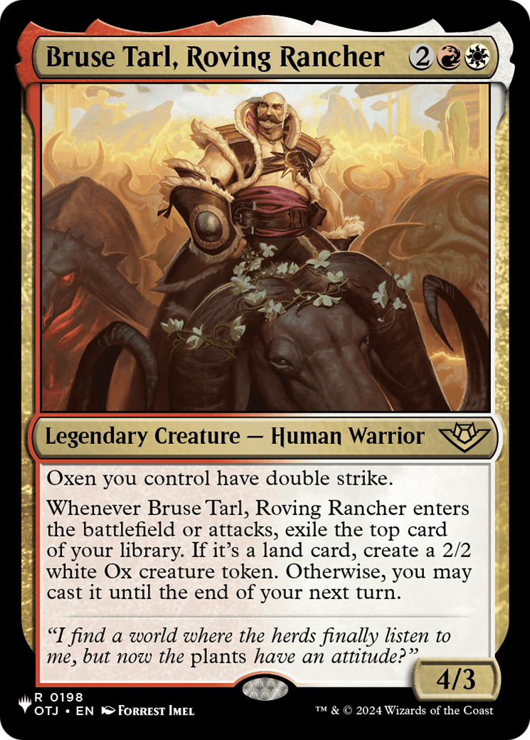 Bruse Tarl, Roving Rancher (OTJ) [The List] | Game Master's Emporium (The New GME)