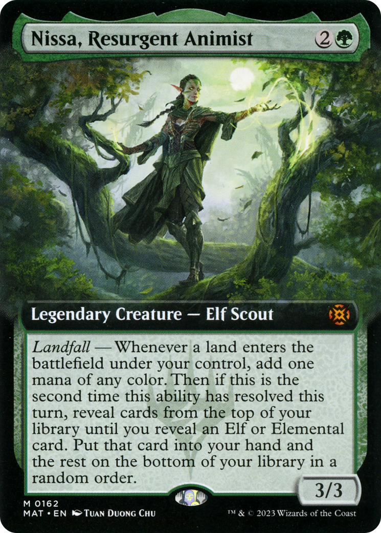 Nissa, Resurgent Animist (Extended Art) [March of the Machine: The Aftermath] | Game Master's Emporium (The New GME)
