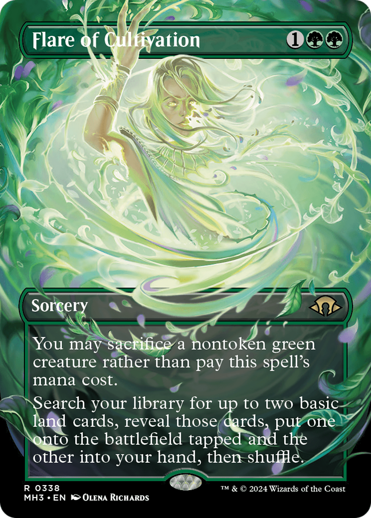Flare of Cultivation (Borderless) [Modern Horizons 3] | Game Master's Emporium (The New GME)