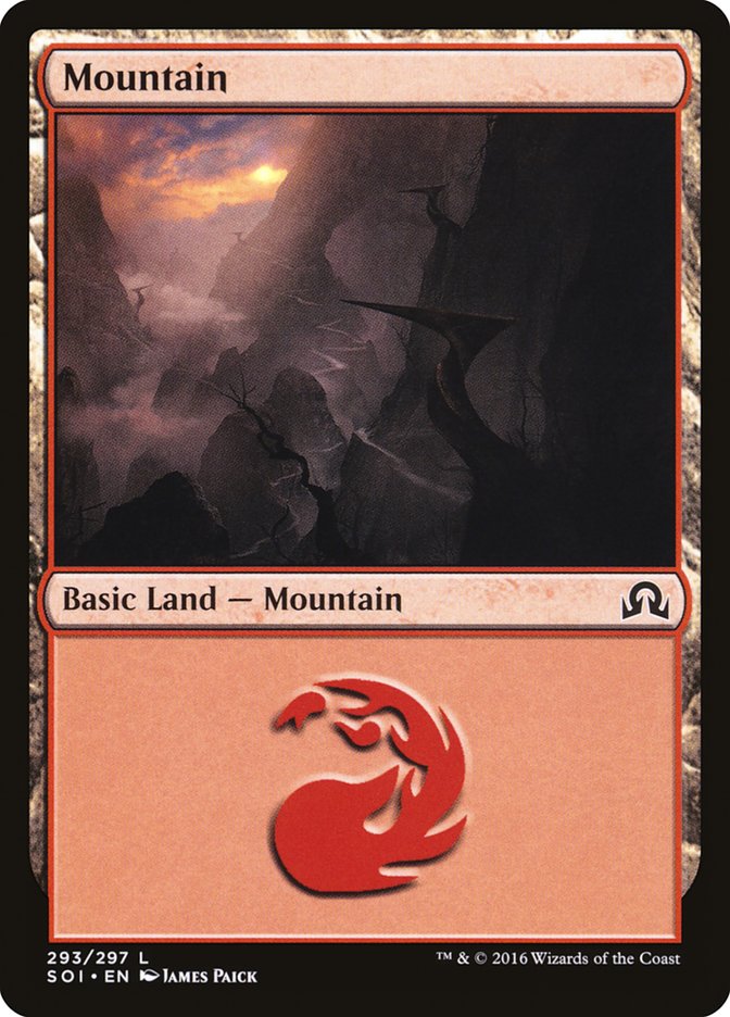 Mountain (293) [Shadows over Innistrad] | Game Master's Emporium (The New GME)