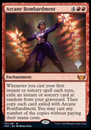 Arcane Bombardment (Promo Pack) [Streets of New Capenna Promos] | Game Master's Emporium (The New GME)