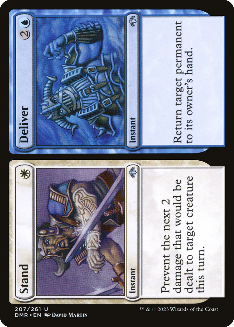 Stand // Deliver [Dominaria Remastered] | Game Master's Emporium (The New GME)