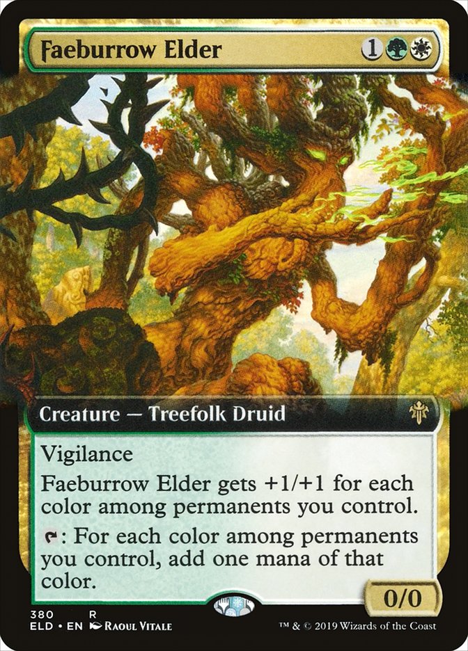 Faeburrow Elder (Extended Art) [Throne of Eldraine] | Game Master's Emporium (The New GME)