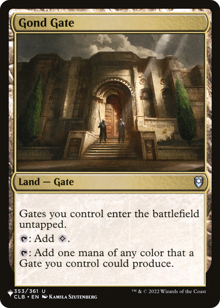 Gond Gate [The List] | Game Master's Emporium (The New GME)