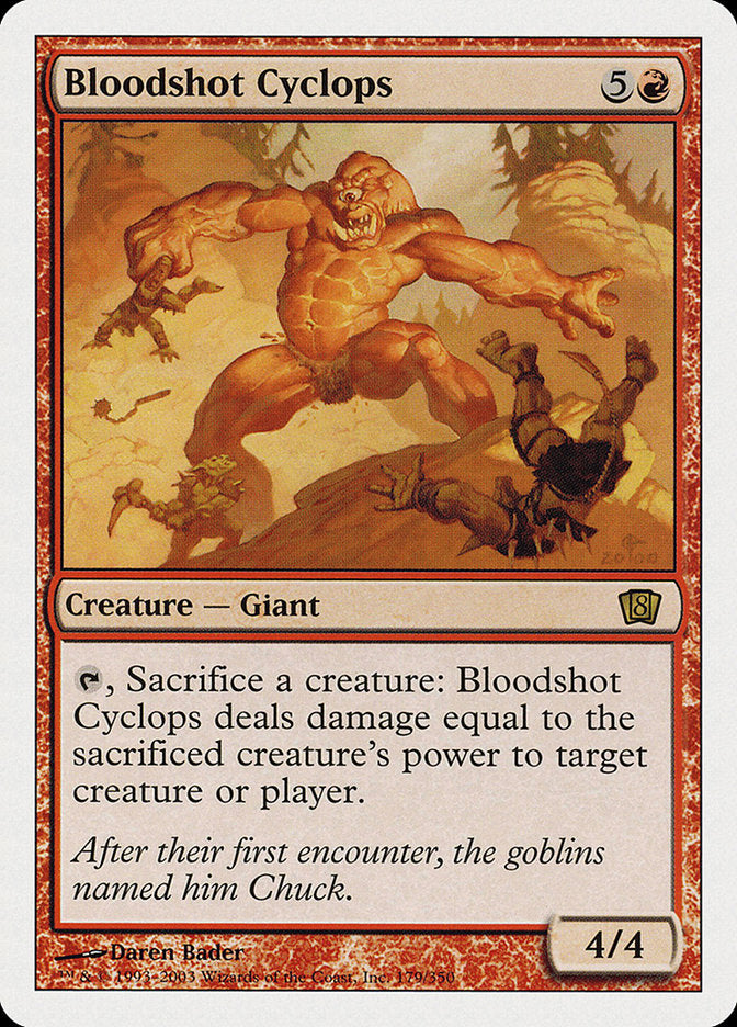 Bloodshot Cyclops [Eighth Edition] | Game Master's Emporium (The New GME)