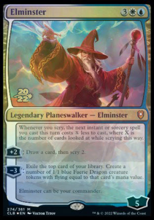 Elminster [Commander Legends: Battle for Baldur's Gate Prerelease Promos] | Game Master's Emporium (The New GME)