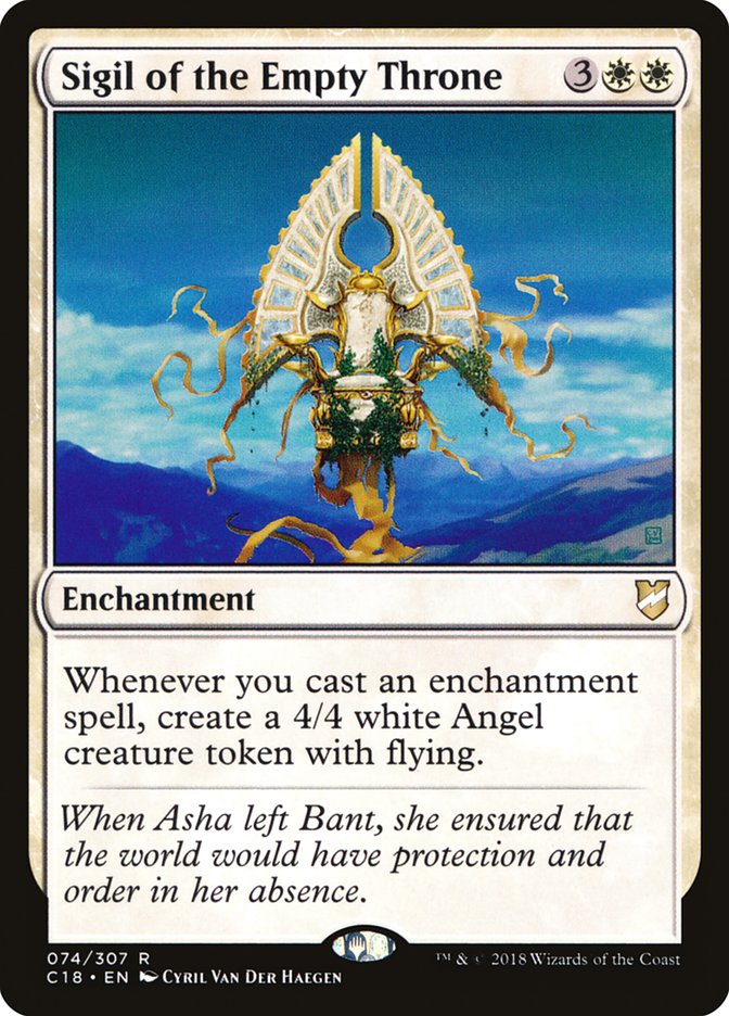 Sigil of the Empty Throne [Commander 2018] | Game Master's Emporium (The New GME)