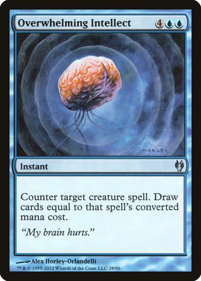 Overwhelming Intellect [Duel Decks: Izzet vs. Golgari] | Game Master's Emporium (The New GME)