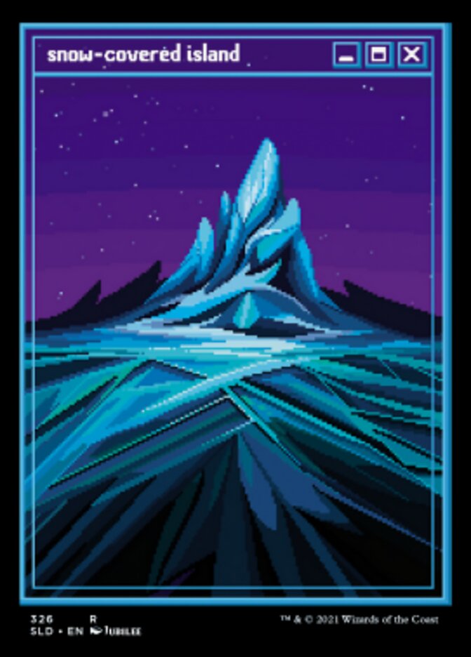 Snow-Covered Island (326) [Secret Lair Drop Series] | Game Master's Emporium (The New GME)