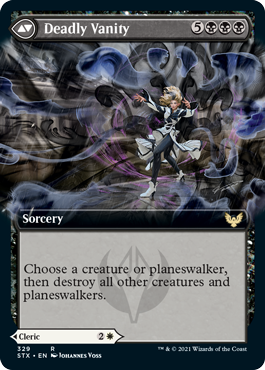 Selfless Glyphweaver // Deadly Vanity (Extended Art) [Strixhaven: School of Mages] | Game Master's Emporium (The New GME)