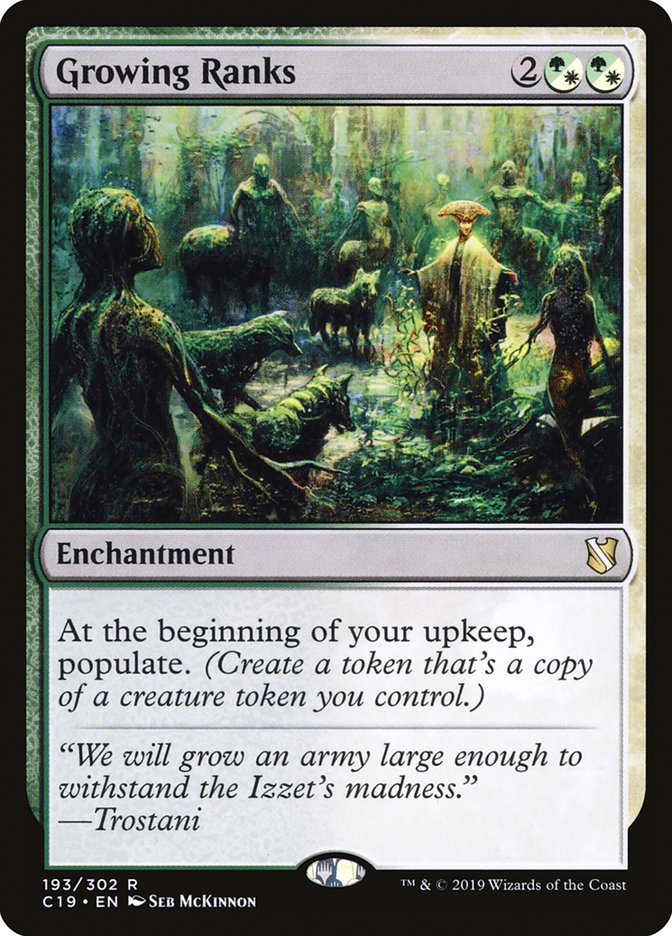 Growing Ranks [Commander 2019] | Game Master's Emporium (The New GME)