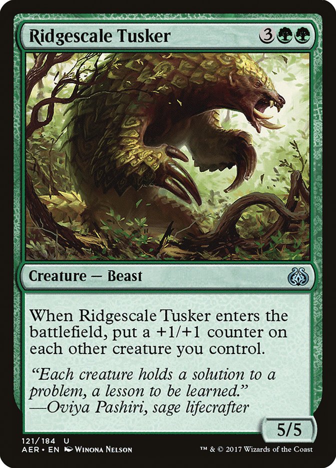 Ridgescale Tusker [Aether Revolt] | Game Master's Emporium (The New GME)