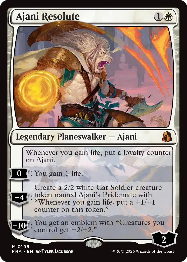 Ajani Resolute [Reality Fracture] | Game Master's Emporium (The New GME)