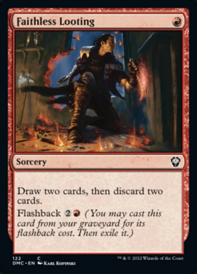 Faithless Looting [Dominaria United Commander] | Game Master's Emporium (The New GME)