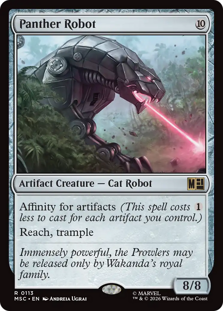 Panther Robot [Marvel Super Heroes Commander] | Game Master's Emporium (The New GME)
