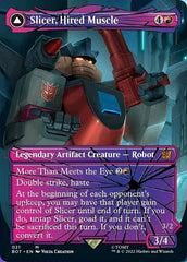 Slicer, Hired Muscle // Slicer, High-Speed Antagonist (Shattered Glass) [Transformers] | Game Master's Emporium (The New GME)