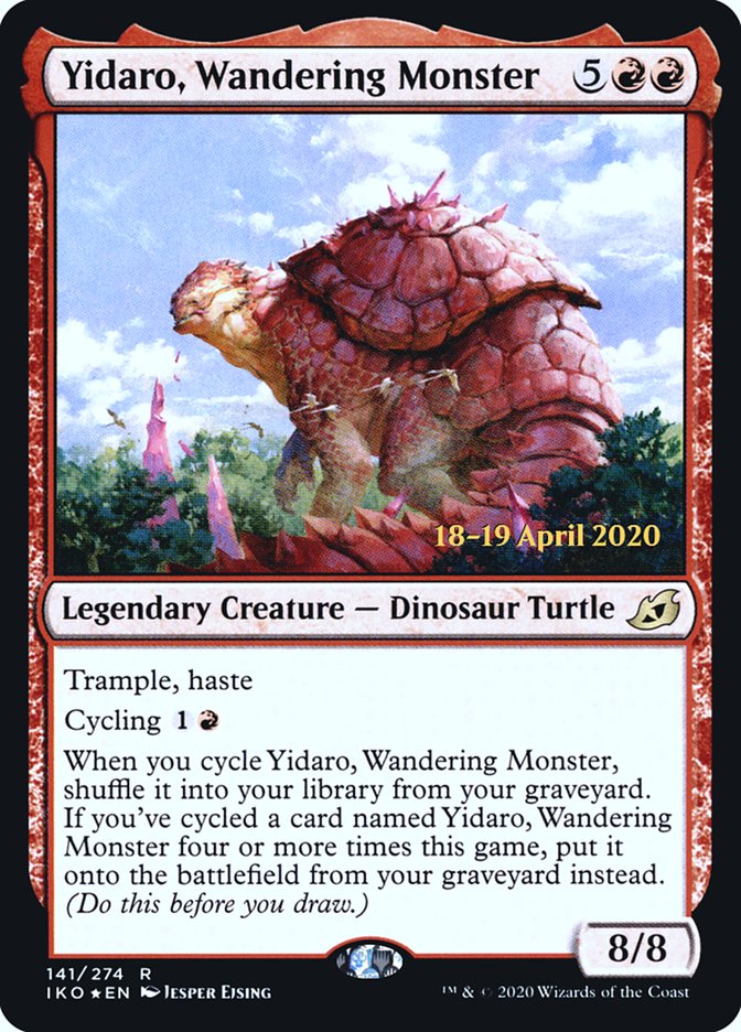 Yidaro, Wandering Monster [Ikoria: Lair of Behemoths Prerelease Promos] | Game Master's Emporium (The New GME)