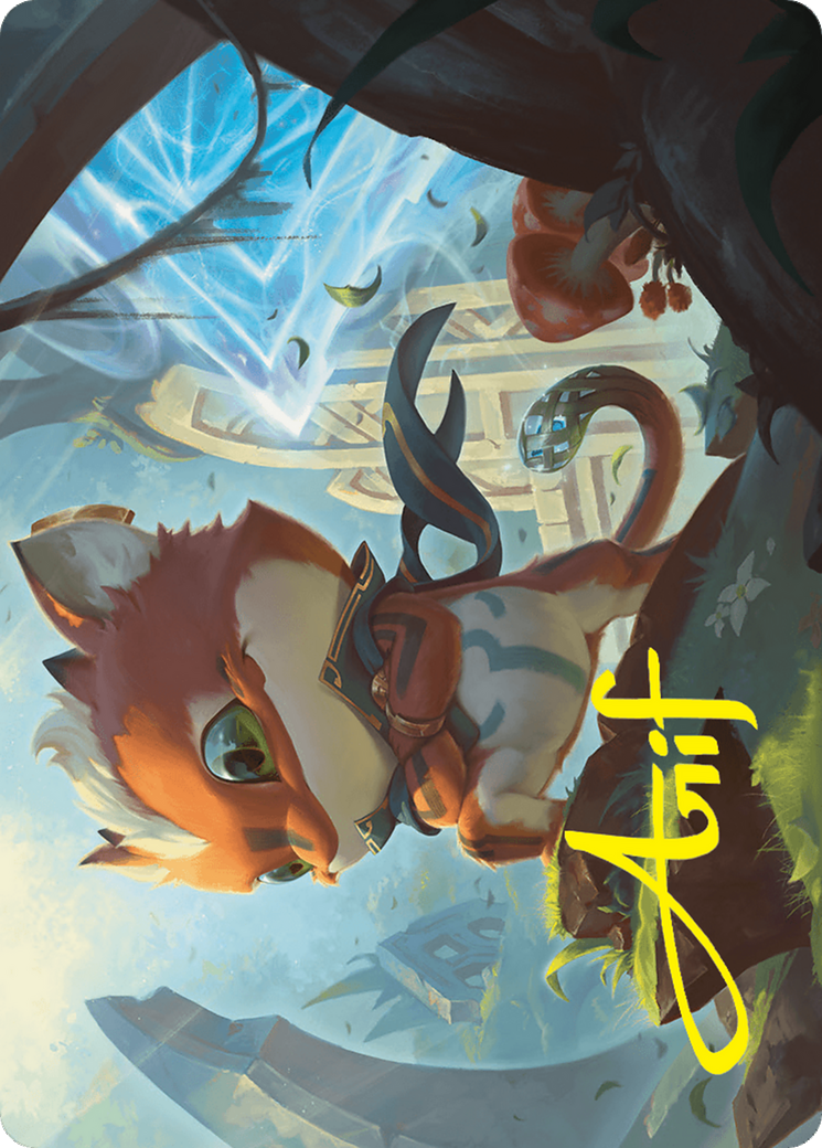 Loot, Exuberant Explorer Art Card (12/54) (Gold-Stamped Signature) [Foundations Art Series] | Game Master's Emporium (The New GME)