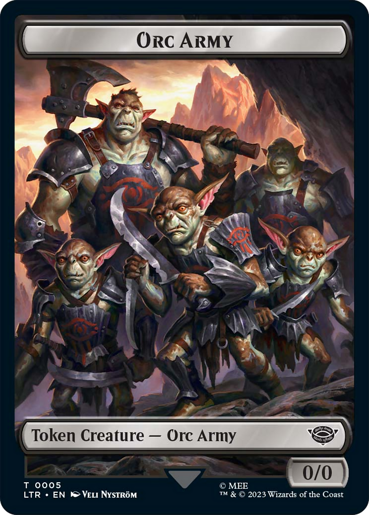 Food (11) // Orc Army (05) Double-Sided Token [The Lord of the Rings: Tales of Middle-Earth Tokens] | Game Master's Emporium (The New GME)