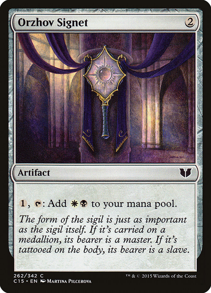 Orzhov Signet [Commander 2015] | Game Master's Emporium (The New GME)