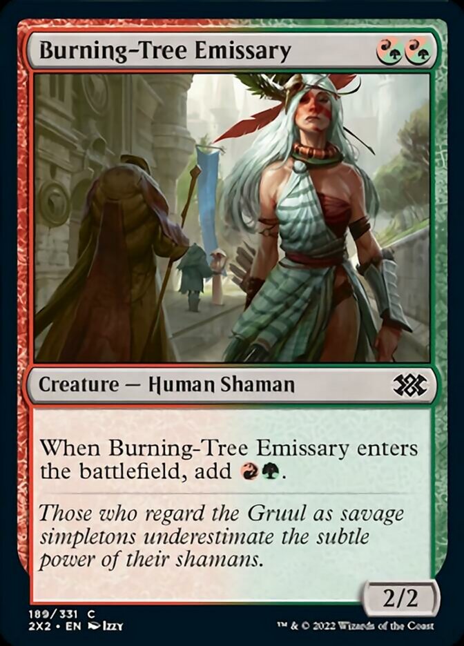 Burning-Tree Emissary [Double Masters 2022] | Game Master's Emporium (The New GME)