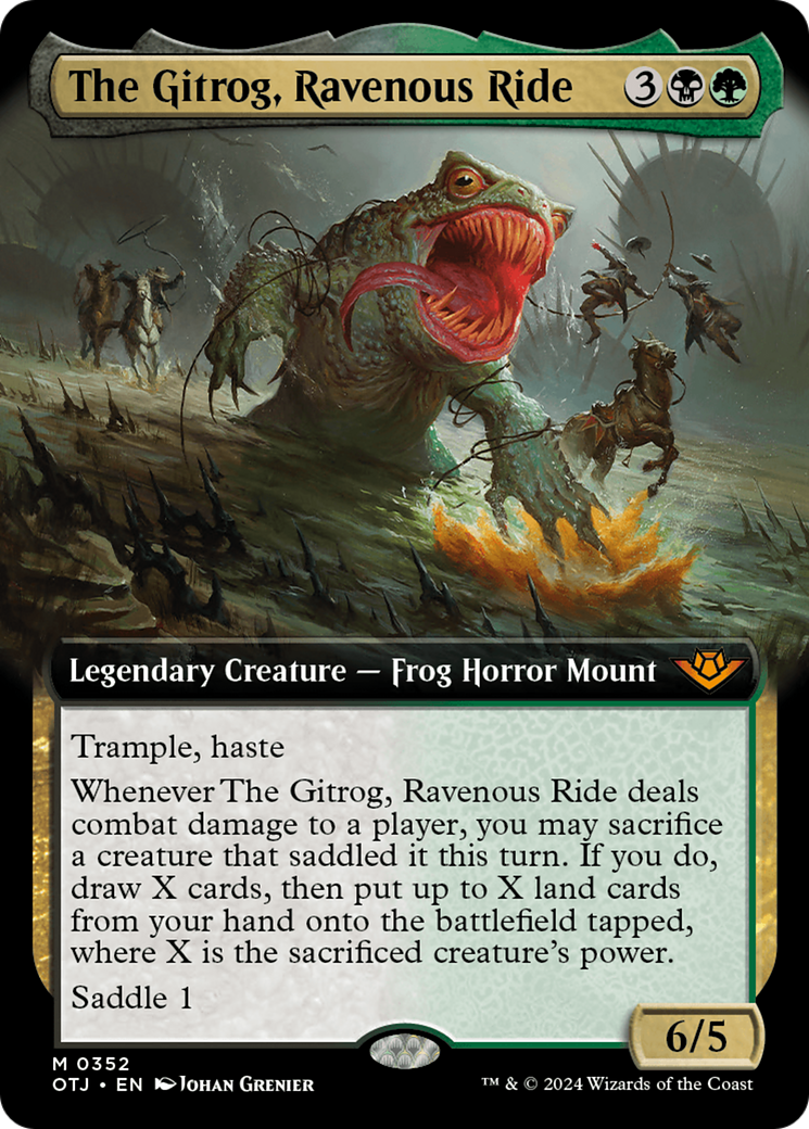 The Gitrog, Ravenous Ride (Extended Art) [Outlaws of Thunder Junction] | Game Master's Emporium (The New GME)