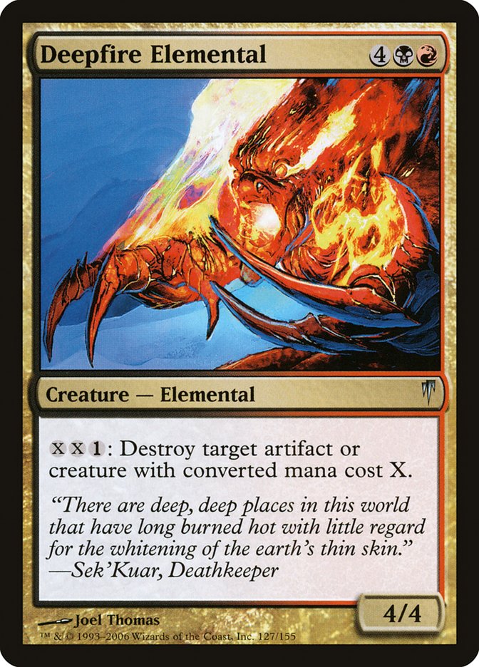 Deepfire Elemental [Coldsnap] | Game Master's Emporium (The New GME)