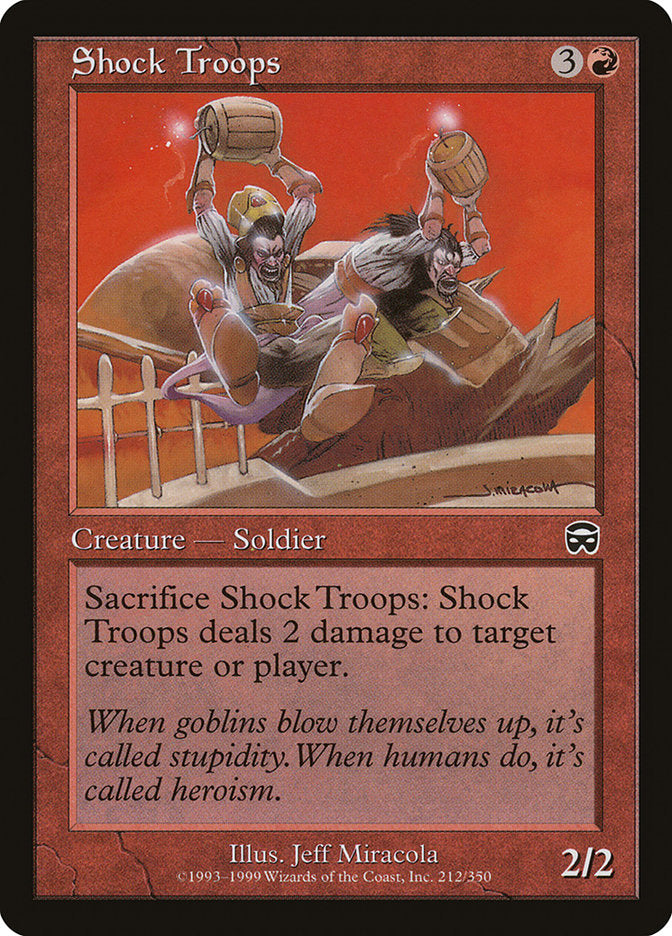 Shock Troops [Mercadian Masques] | Game Master's Emporium (The New GME)