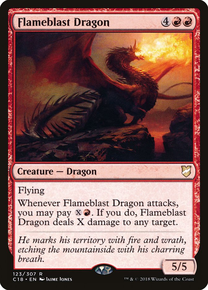 Flameblast Dragon [Commander 2018] | Game Master's Emporium (The New GME)