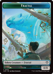 Fractal (0005) // Spirit (0011) Double-Sided Token [Secrets of Strixhaven Tokens] | Game Master's Emporium (The New GME)