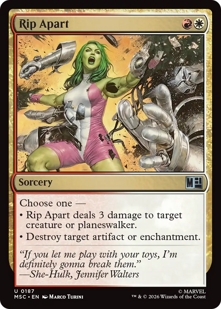 Rip Apart (Surge Foil) [Marvel Super Heroes Commander] | Game Master's Emporium (The New GME)
