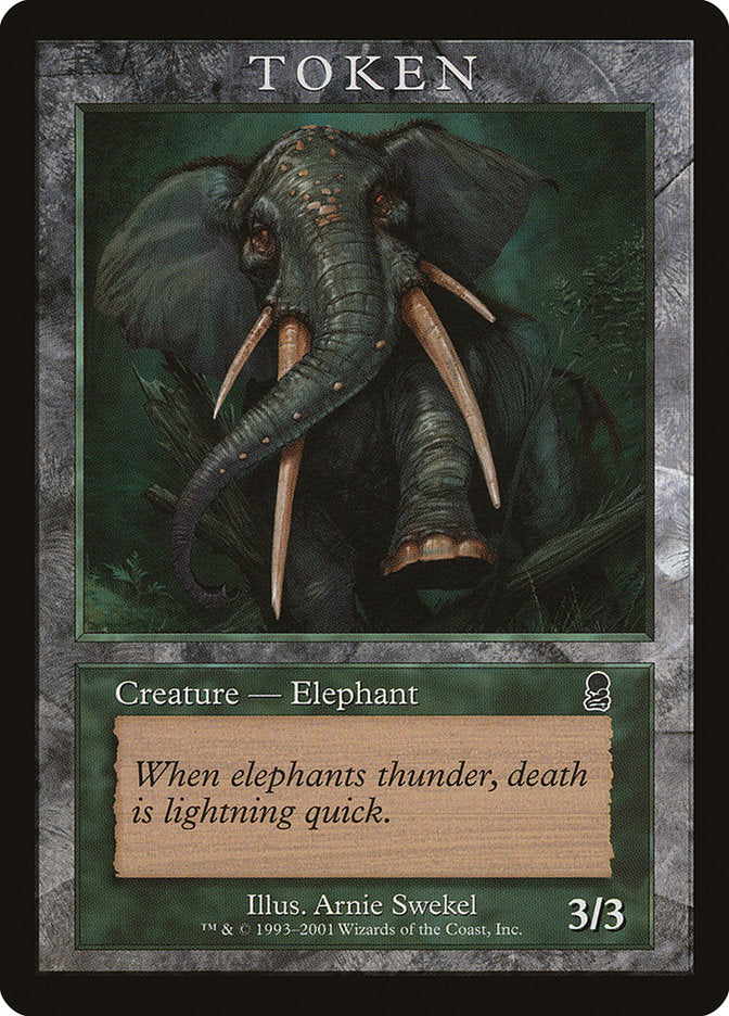 Elephant Token [Magic Player Rewards 2002] | Game Master's Emporium (The New GME)