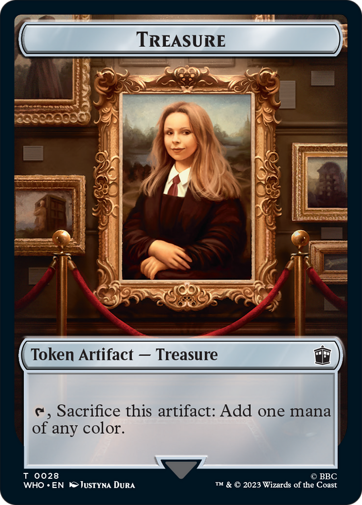 Horse // Treasure (0028) Double-Sided Token [Doctor Who Tokens] | Game Master's Emporium (The New GME)