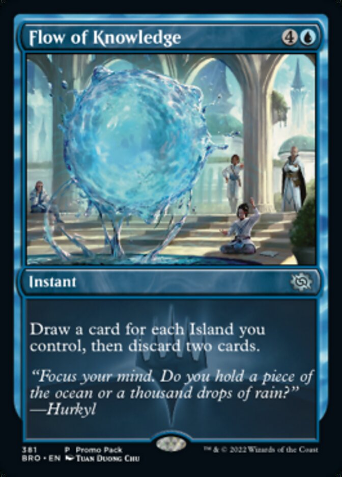 Flow of Knowledge (Promo Pack) [The Brothers' War Promos] | Game Master's Emporium (The New GME)
