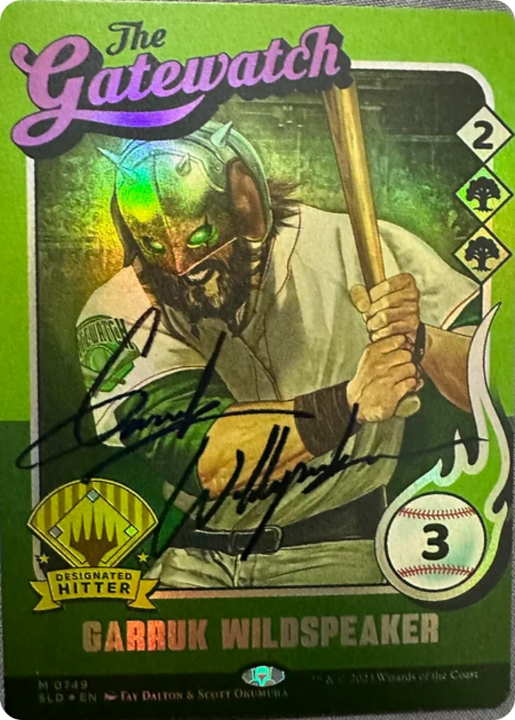 Garruk Wildspeaker (749) (Autographed) [Secret Lair Drop Series] | Game Master's Emporium (The New GME)