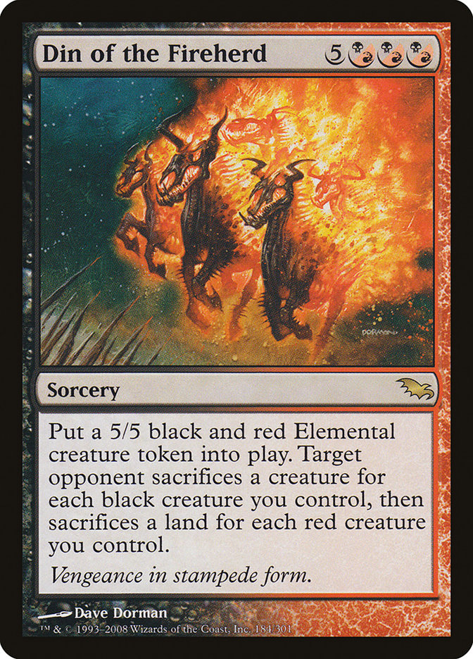 Din of the Fireherd [Shadowmoor] | Game Master's Emporium (The New GME)