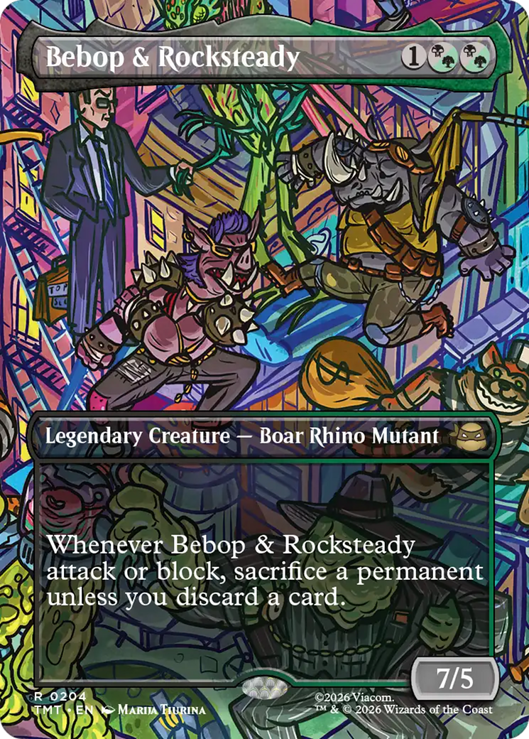 Bebop & Rocksteady (Borderless) [Teenage Mutant Ninja Turtles] | Game Master's Emporium (The New GME)